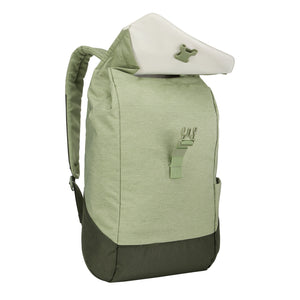 Rucsac laptop Thule Lithos, 16L - Verde, clapă deschisă