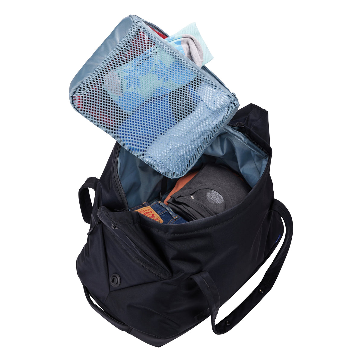 Geantă de voiaj Thule Subterra 2, 35L - deschidere largă cu tije rigide