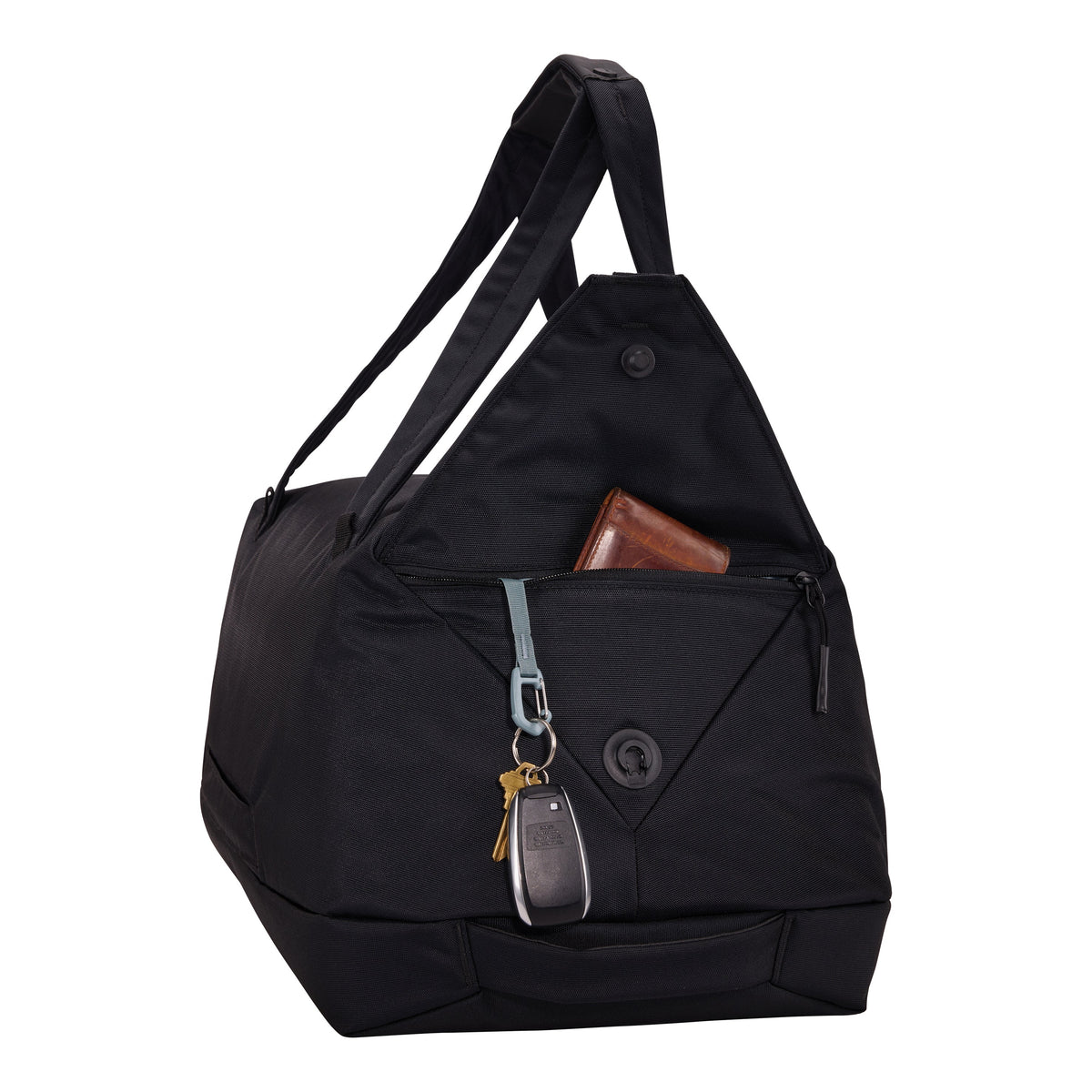 Geantă de voiaj Thule Subterra 2, 35L - buzunar exterior cu cârlig pentru chei