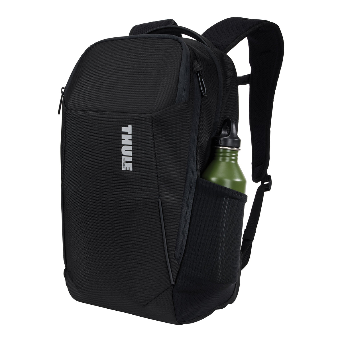 Rucsac laptop Thule Accent, 23L - buzunar lateral pentru sticla de apă