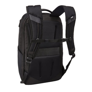 Rucsac laptop Thule Accent, 23L - Negru, spate căptușit și bretele