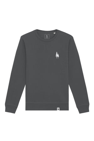 Bluza unisex Rolan, print Logo Empath – Anthracite – față
