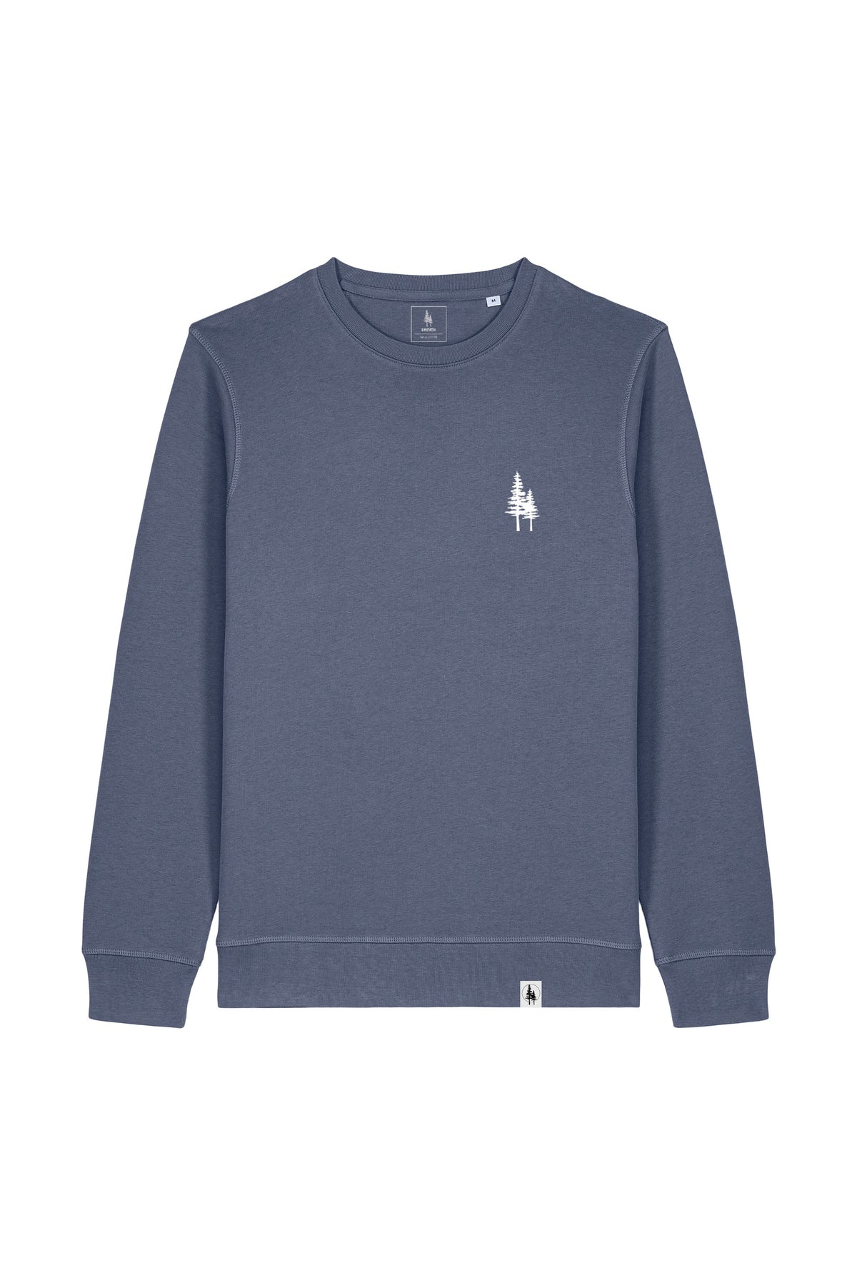 Bluza unisex Rolan, print Logo Empath – Blue Grey – față