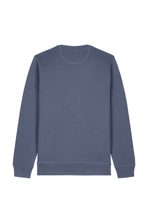Bluza unisex Rolan, print Logo Empath – Blue Grey – spate