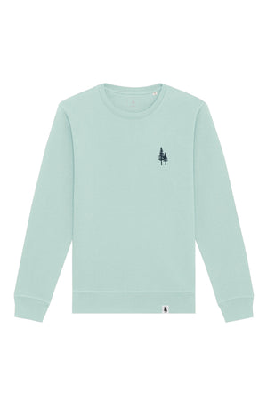 Bluza unisex Rolan, print Logo Empath – Caribbean Blue – față