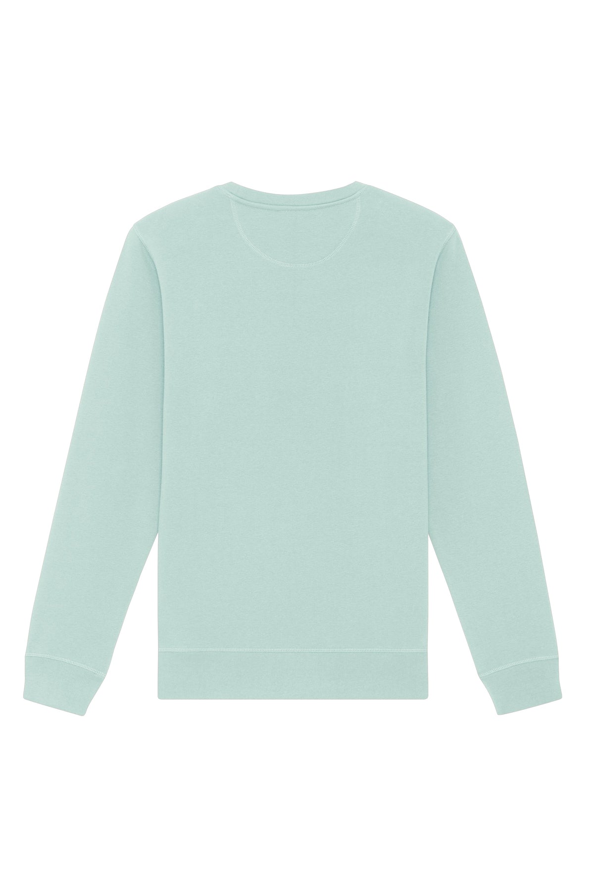 Bluza unisex Rolan, print Logo Empath – Caribbean Blue – spate