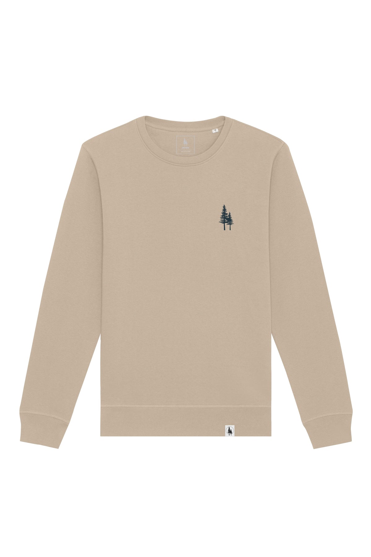 Bluza unisex Rolan, print Logo Empath – Desert Dust – față