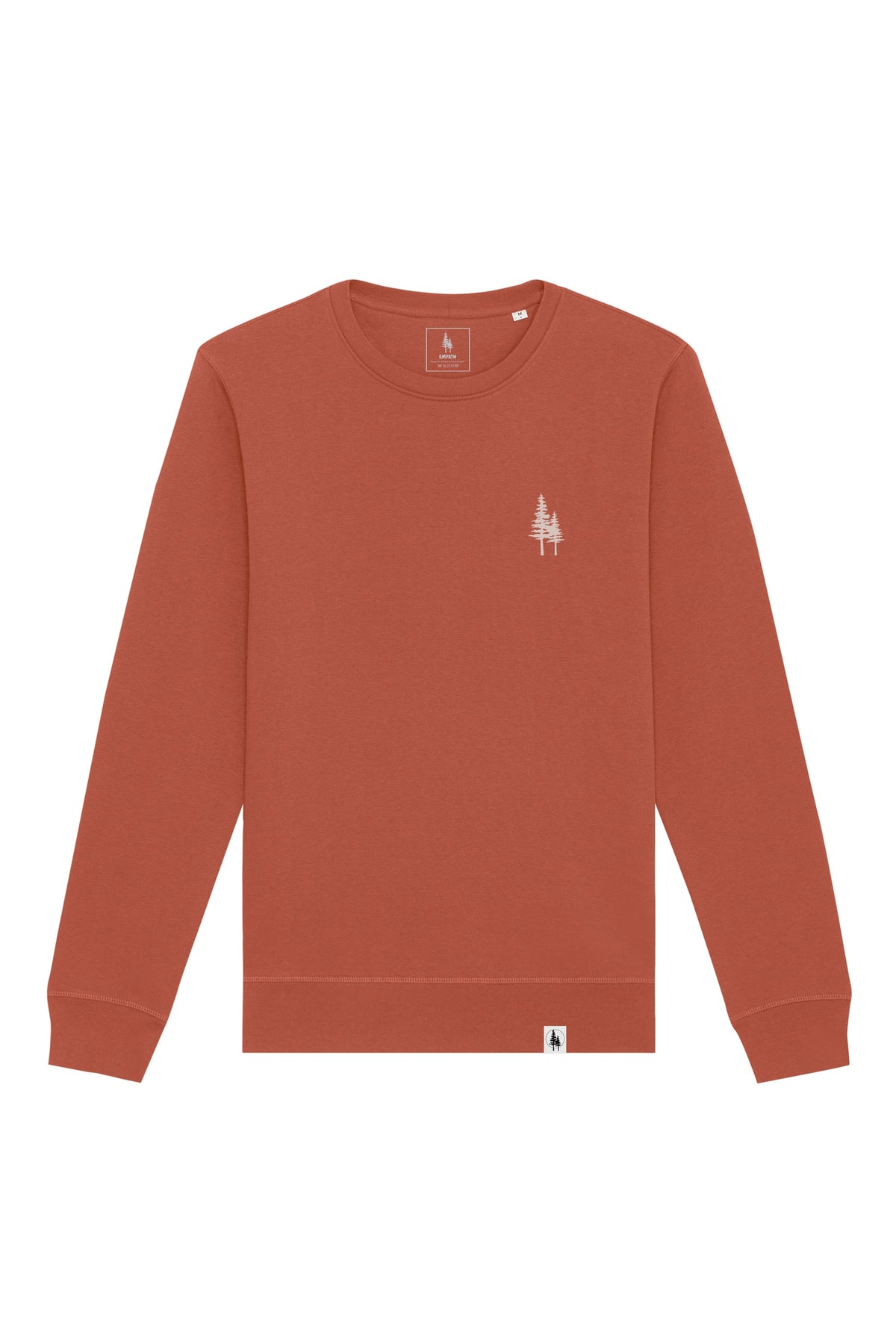 Bluza unisex Rolan, print Logo Empath – Heritage Brown – față