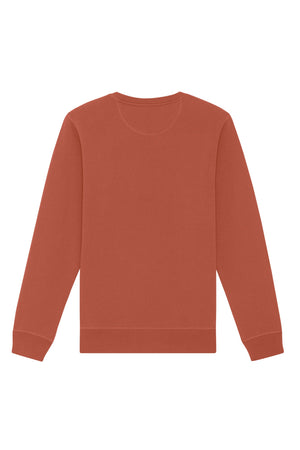 Bluza unisex Rolan, print Logo Empath – Heritage Brown – spate