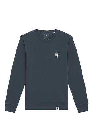 Bluza unisex Rolan, print Logo Empath – India Ink Grey – față