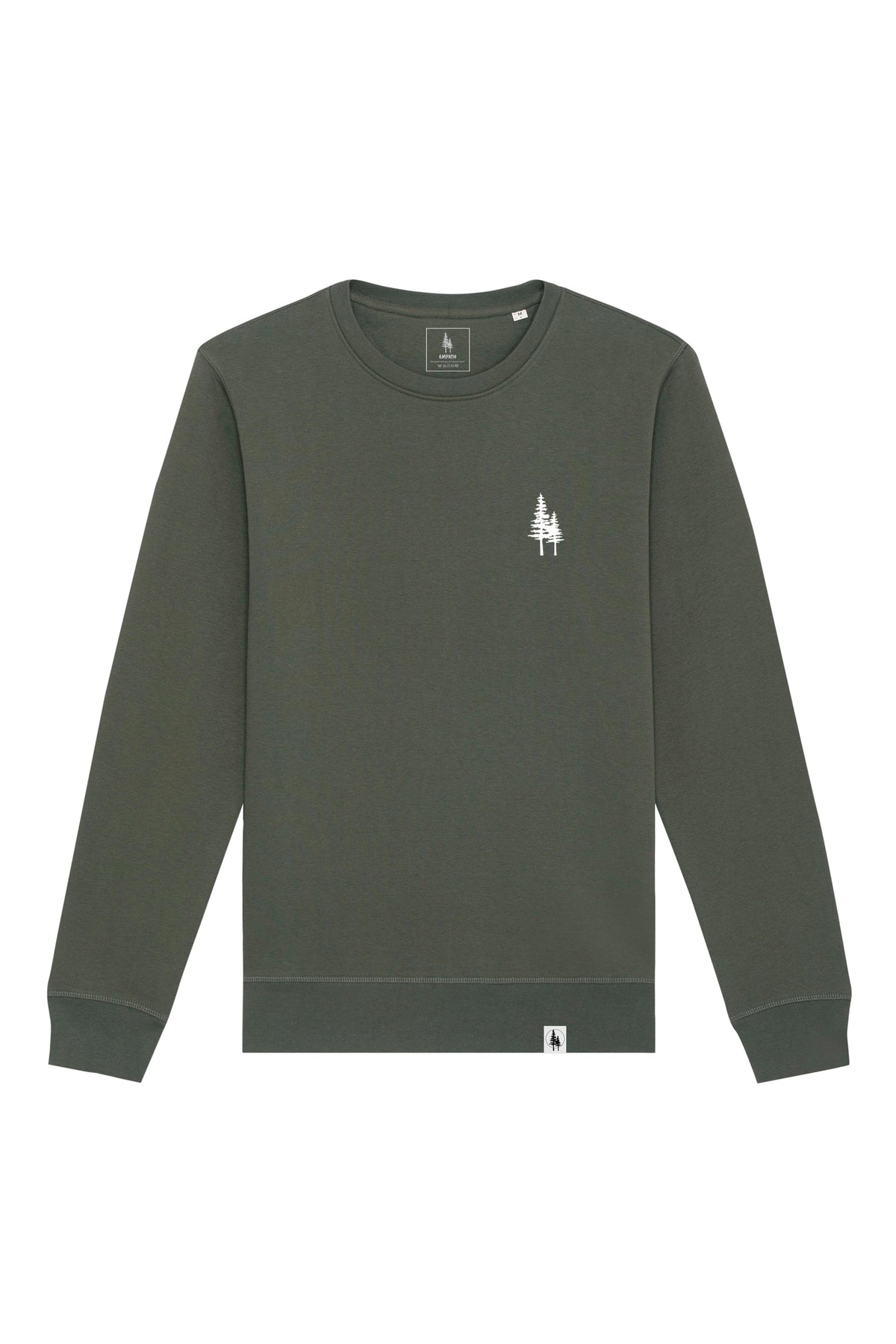 Bluza unisex Rolan, print Logo Empath – Khaki – față