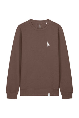 Bluza unisex Rolan, print Logo Empath – Mocha – față