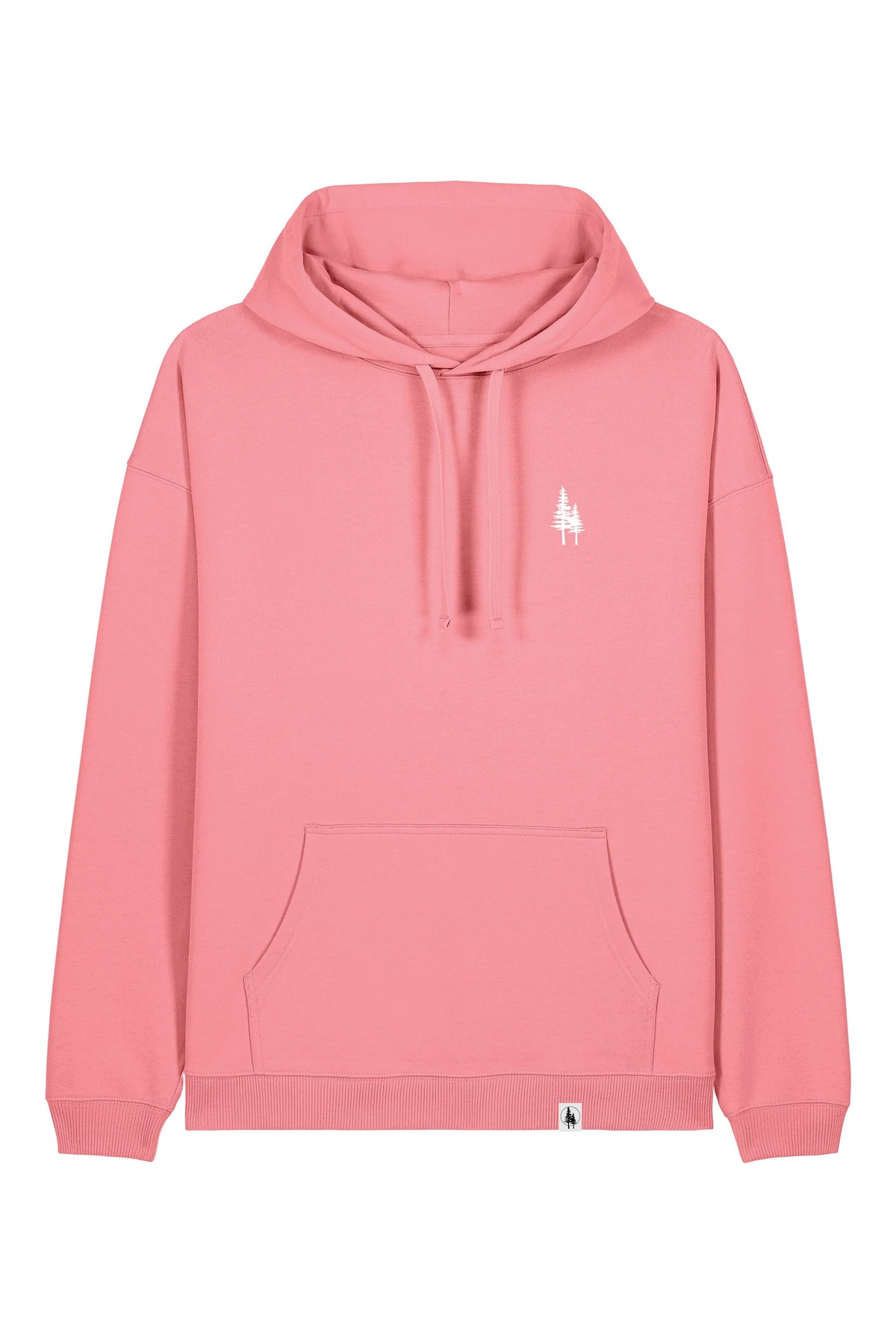Hanorac oversized unisex Slam, print Logo Empath – Pink Joy – față
