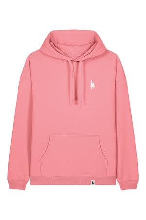 Hanorac oversized unisex Slam, print Logo Empath – Pink Joy – față
