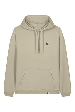 Hanorac oversized unisex Slam, print Logo Empath – Stone – față
