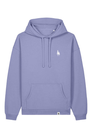 Hanorac oversized unisex Slam, print Logo Empath – Violet – față