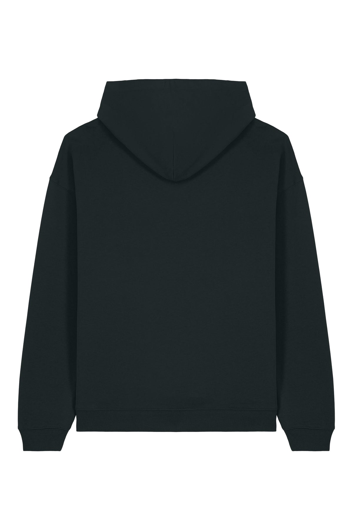 Hanorac oversized unisex Slam, print Logo Empath – Negru – spate
