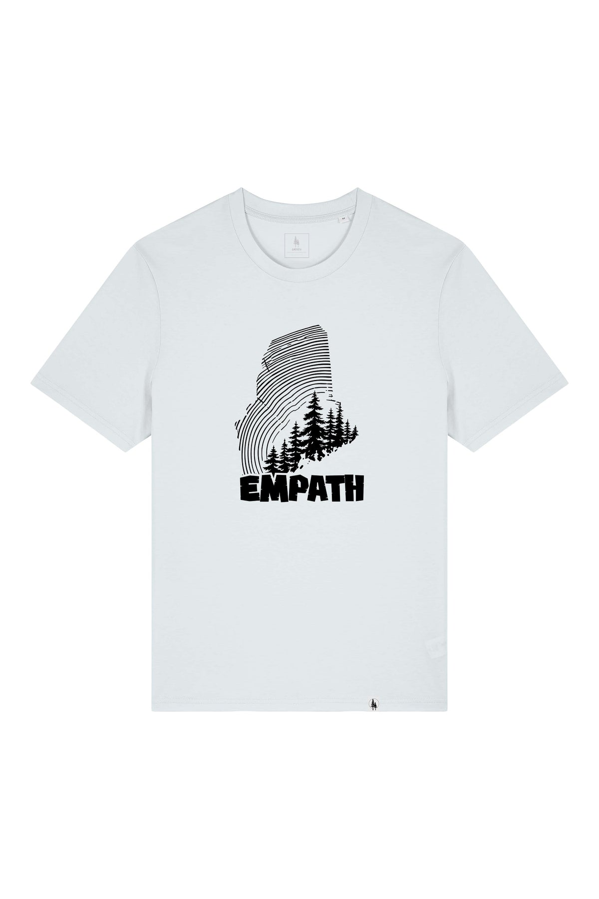 Tricou unisex Sting, print Wood, Blue Ice - față