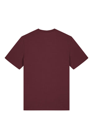Tricou unisex Sting, model simplu – Burgundy – spate