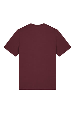Tricou unisex Sting, print Be an outsider, Burgundy - spate