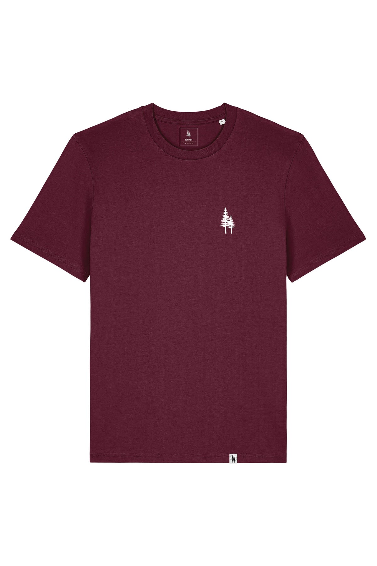 Tricou unisex Sting, print logo Empath – Deep Plum – față