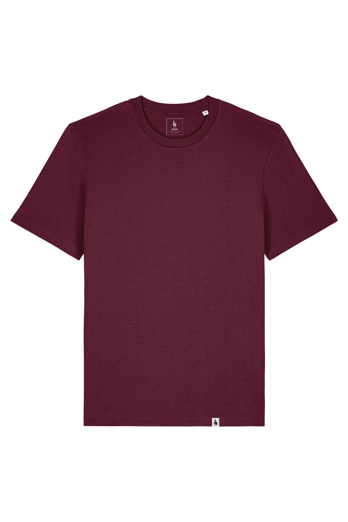 Tricou unisex Sting, model simplu – Deep Plum – față
