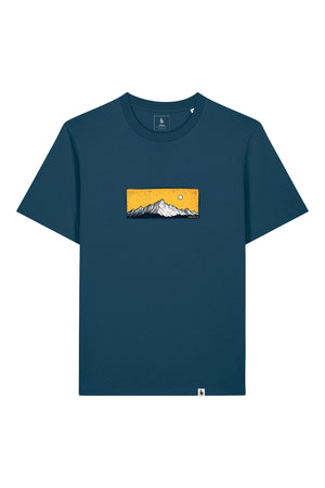 Tricou unisex Sting, print Perfect view, Deep Teal - față