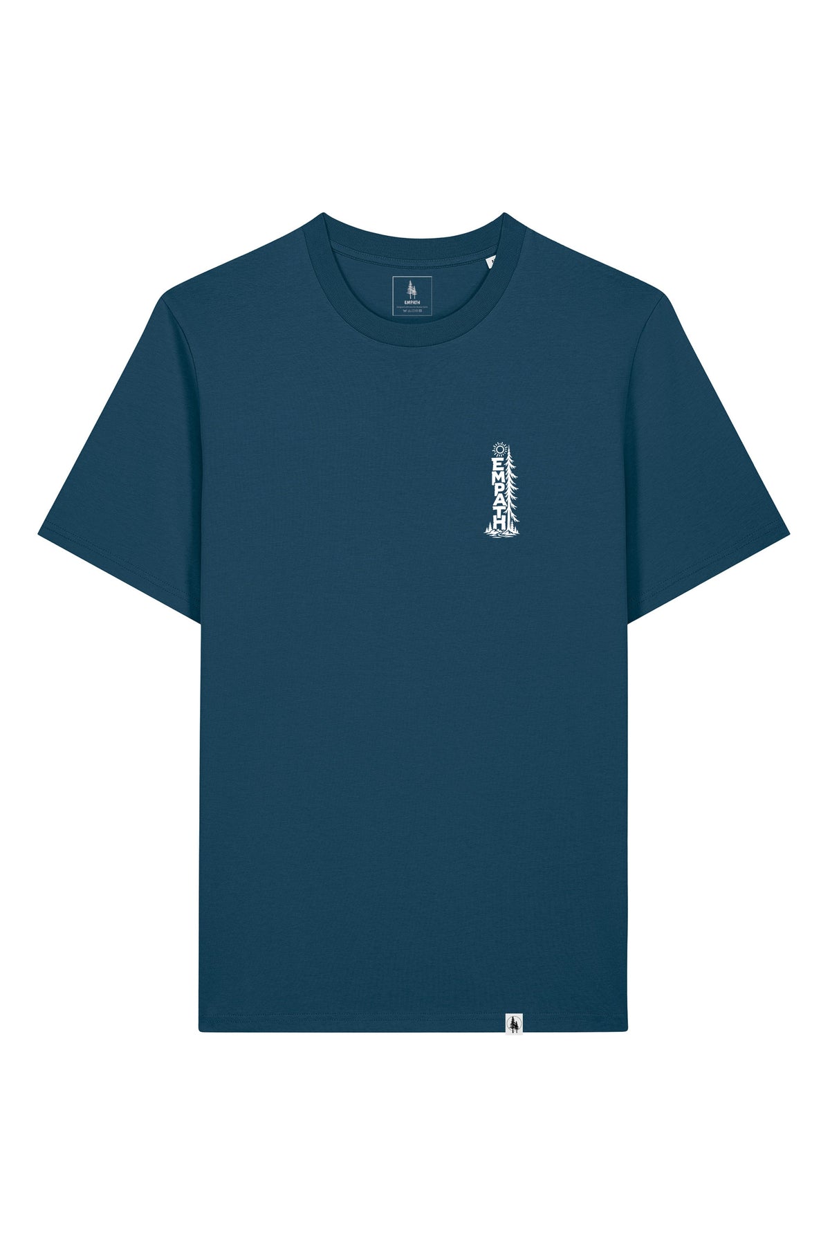 Tricou unisex Sting, print Pine, Deep Teal - față