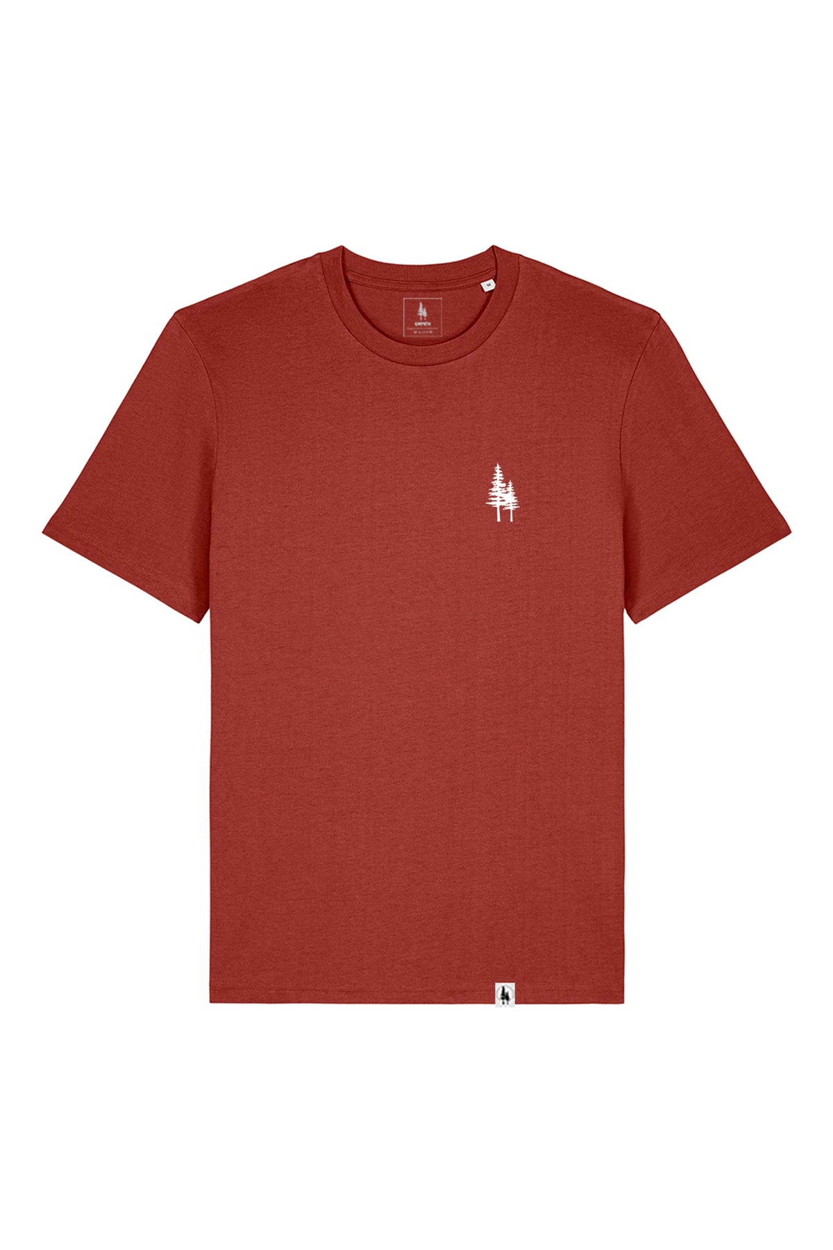 Tricou unisex Sting, print logo Empath – Earthy Red – față