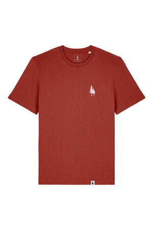 Tricou unisex Sting, print logo Empath – Earthy Red – față