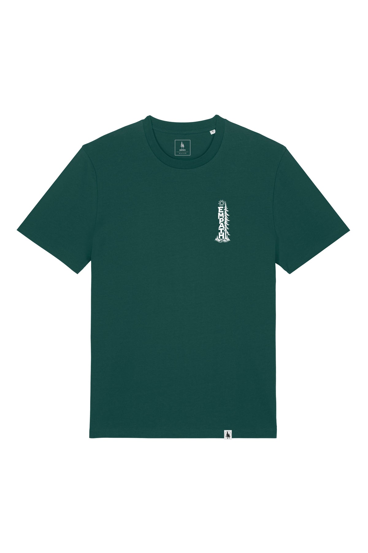 Tricou unisex Sting, print Pine, Glazed Green - față
