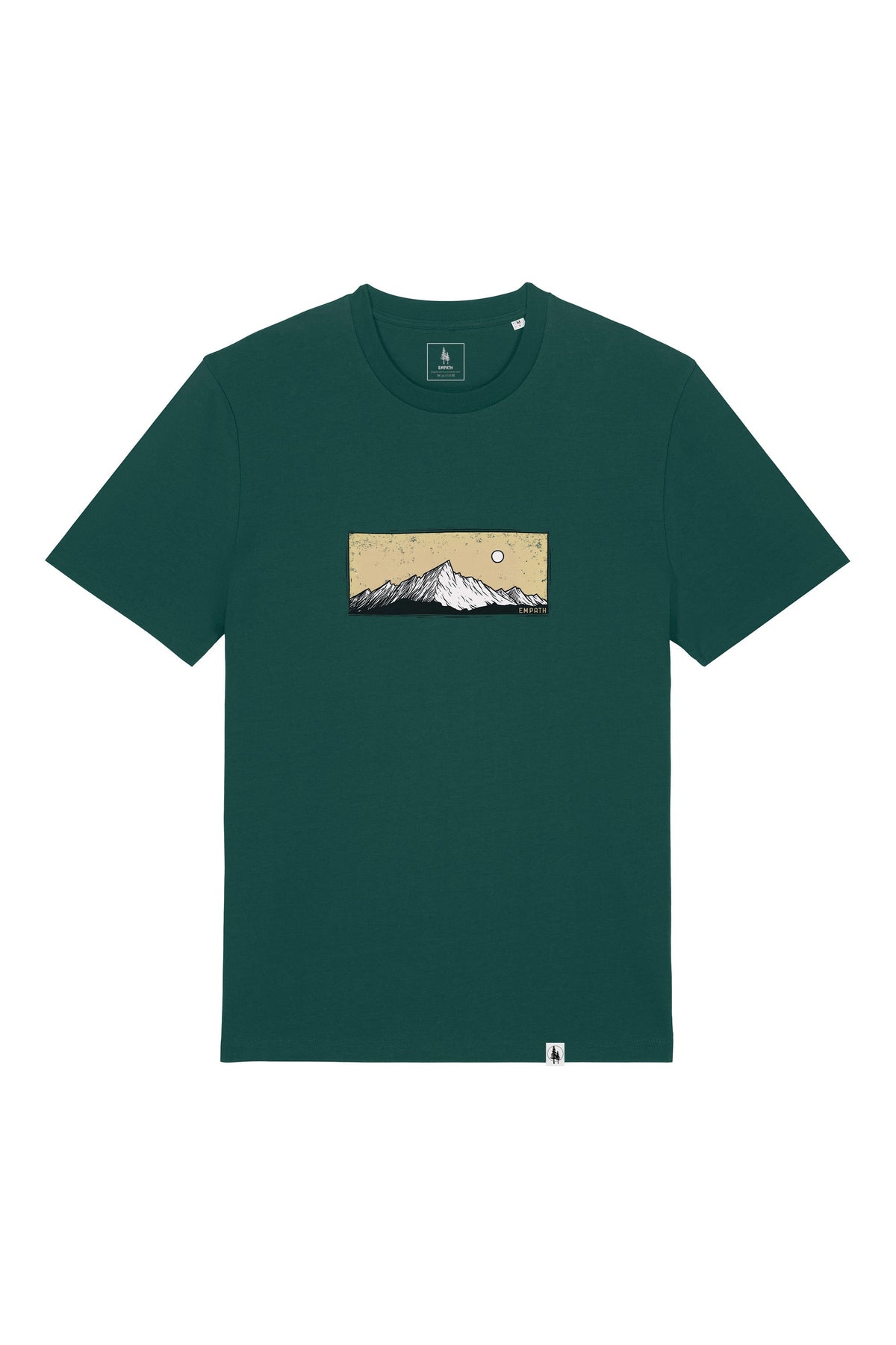 Tricou unisex Sting, print Perfect view, Glazed Green - față