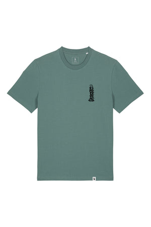Tricou unisex Sting, print Pine, Green Bay - față