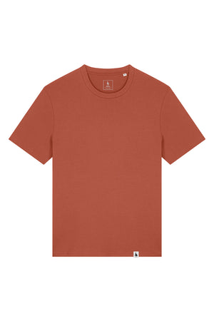 Tricou unisex Sting, model simplu – Heritage Brown – față