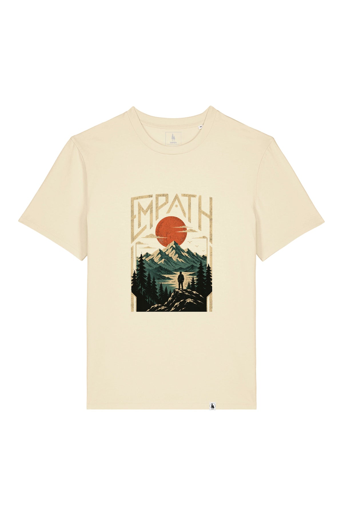 Tricou unisex Sting, print Explorer, Honey Paper - față