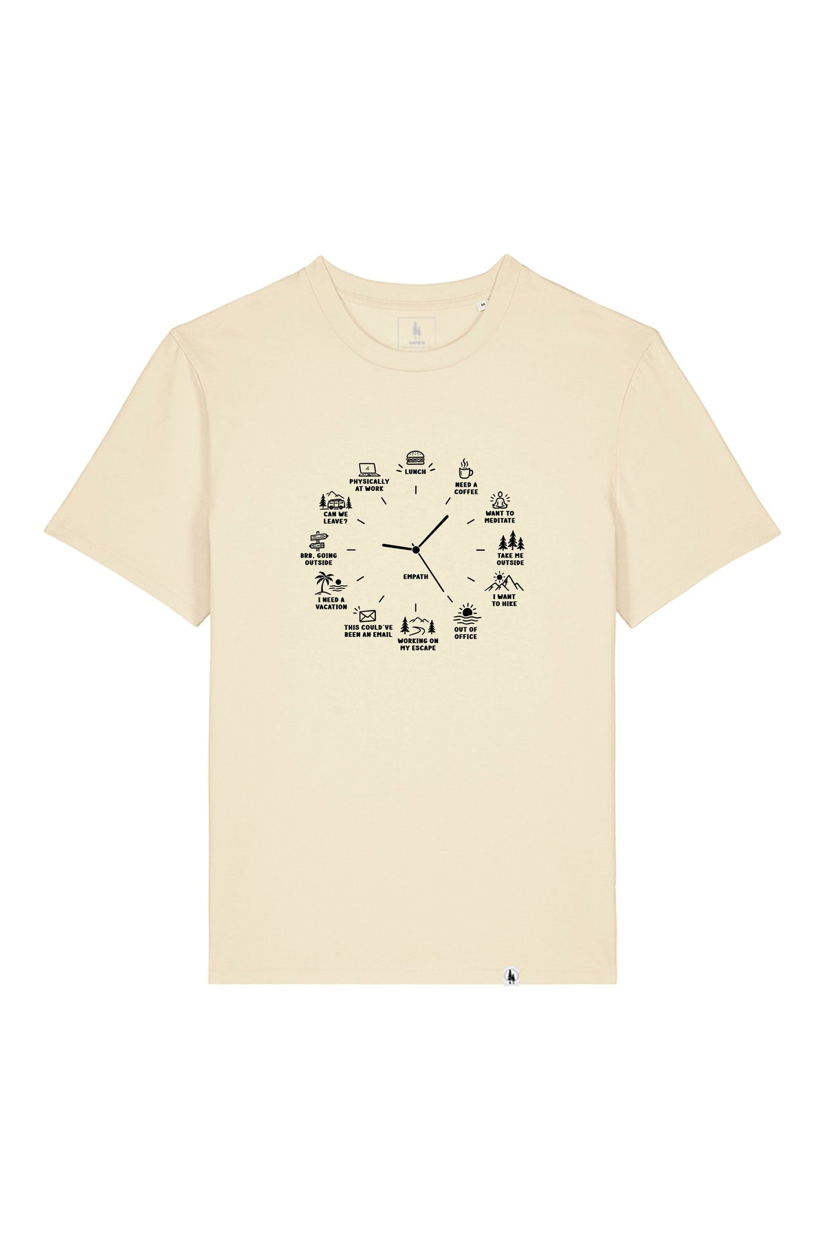 Tricou unisex Sting, print Time to, Honey Paper - față