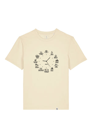Tricou unisex Sting, print Time to, Honey Paper - față