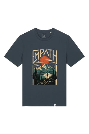 Tricou unisex Sting, print Explorer, India Ink Grey - față