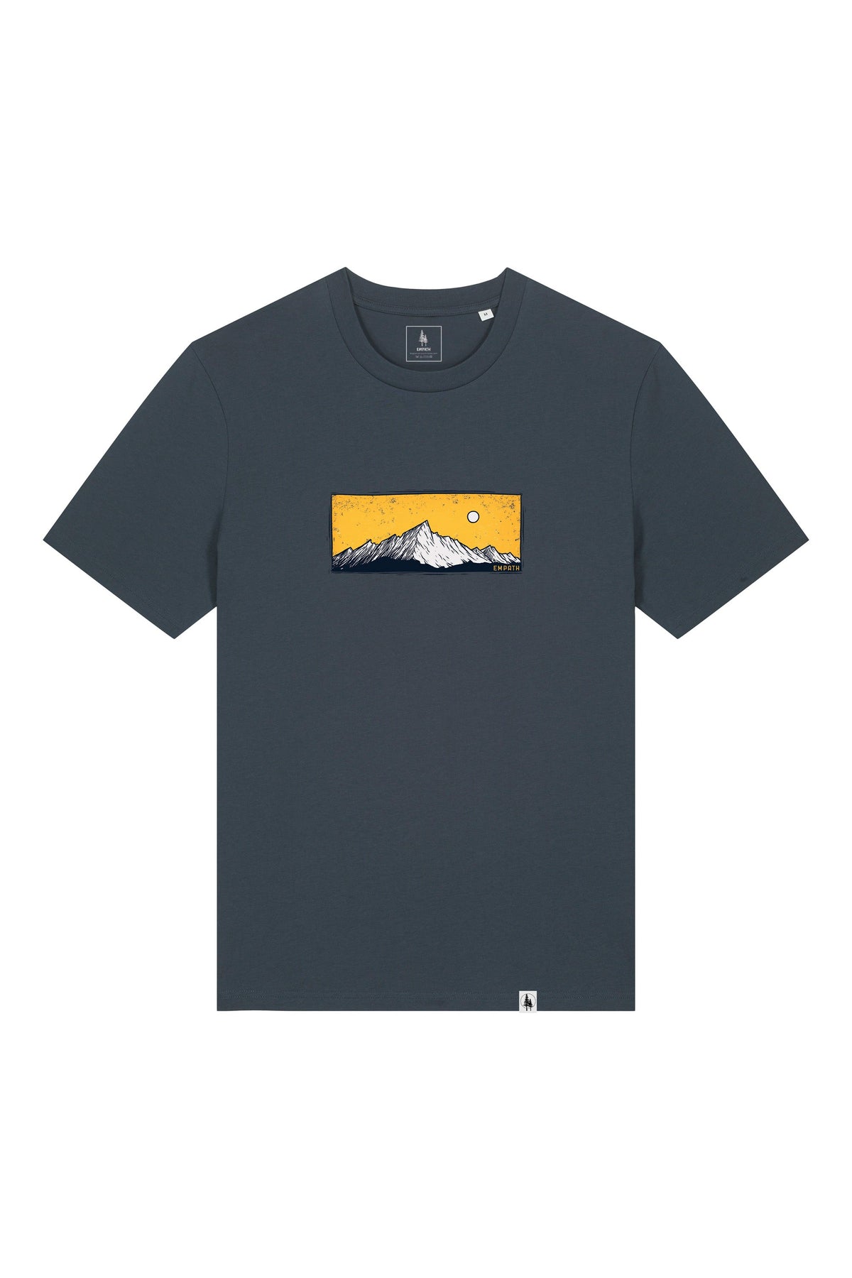 Tricou unisex Sting, print Perfect view, India Ink Grey - față