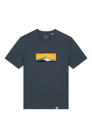 Tricou unisex Sting, print Perfect view, India Ink Grey - față