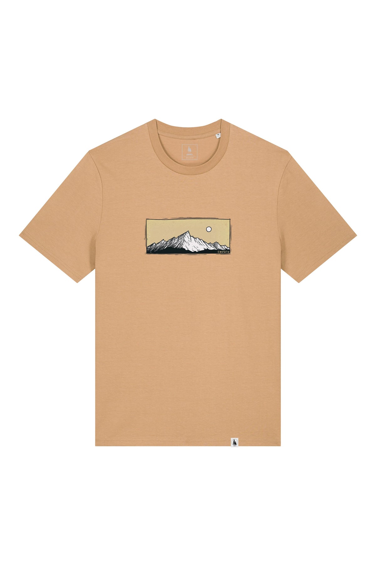 Tricou unisex Sting, print Perfect view, Latte - față