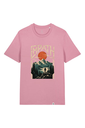 Tricou unisex Sting, print Explorer, Lilac Petal - față