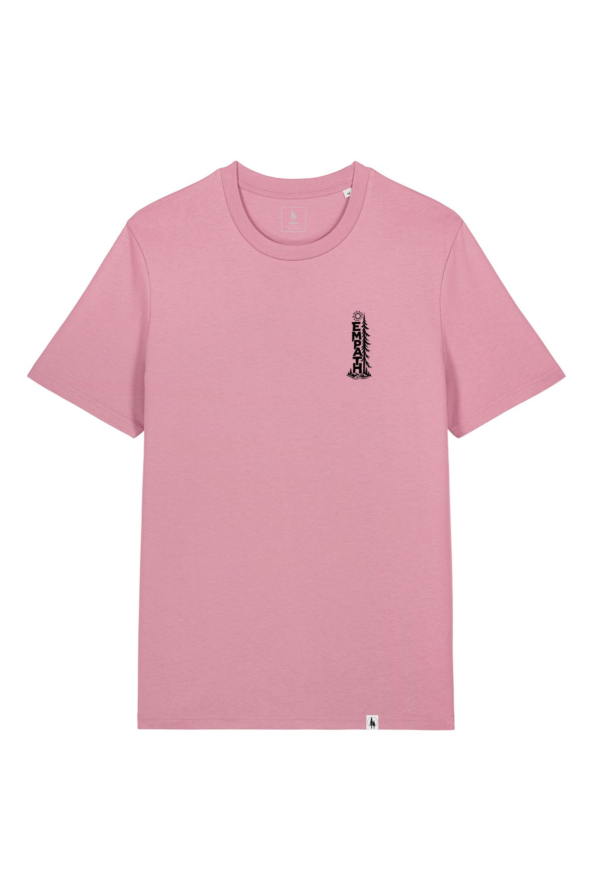 Tricou unisex Sting, print Pine, Lilac Petal - față