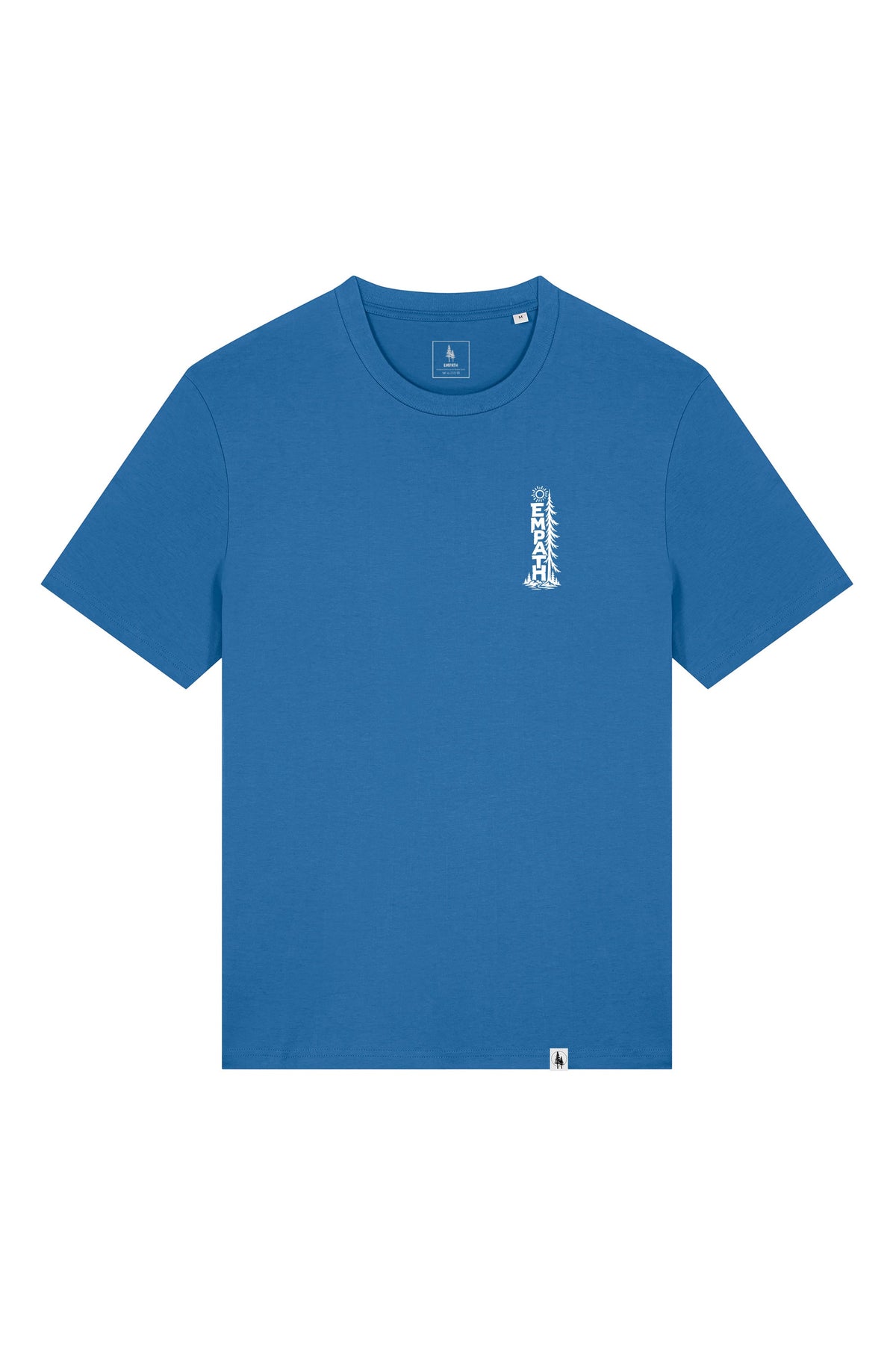 Tricou unisex Sting, print Pine, Mindful Blue - față