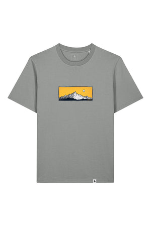 Tricou unisex Sting, print Perfect view, Misty Grey - față