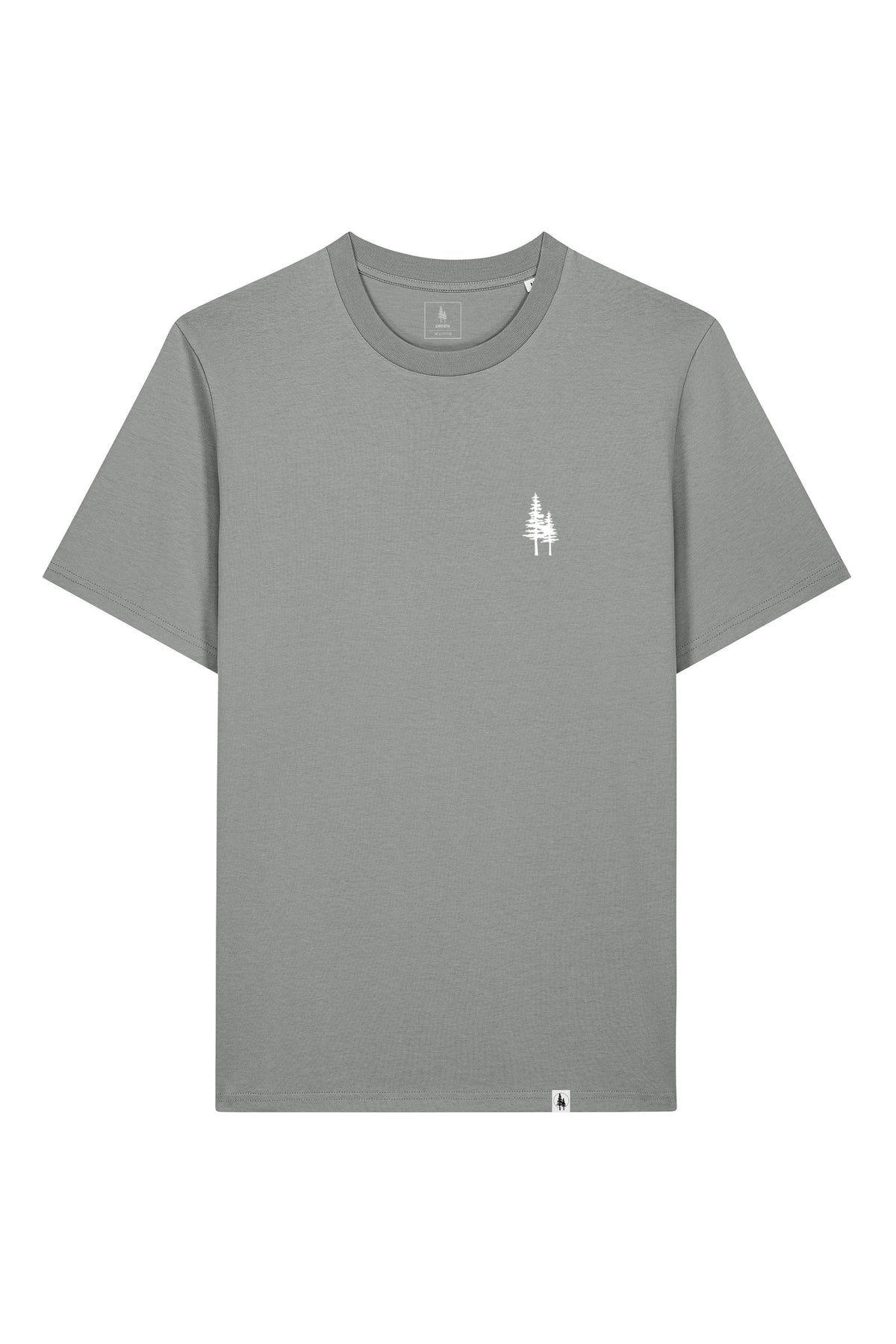 Tricou unisex Sting, print logo Empath – Misty Grey – față