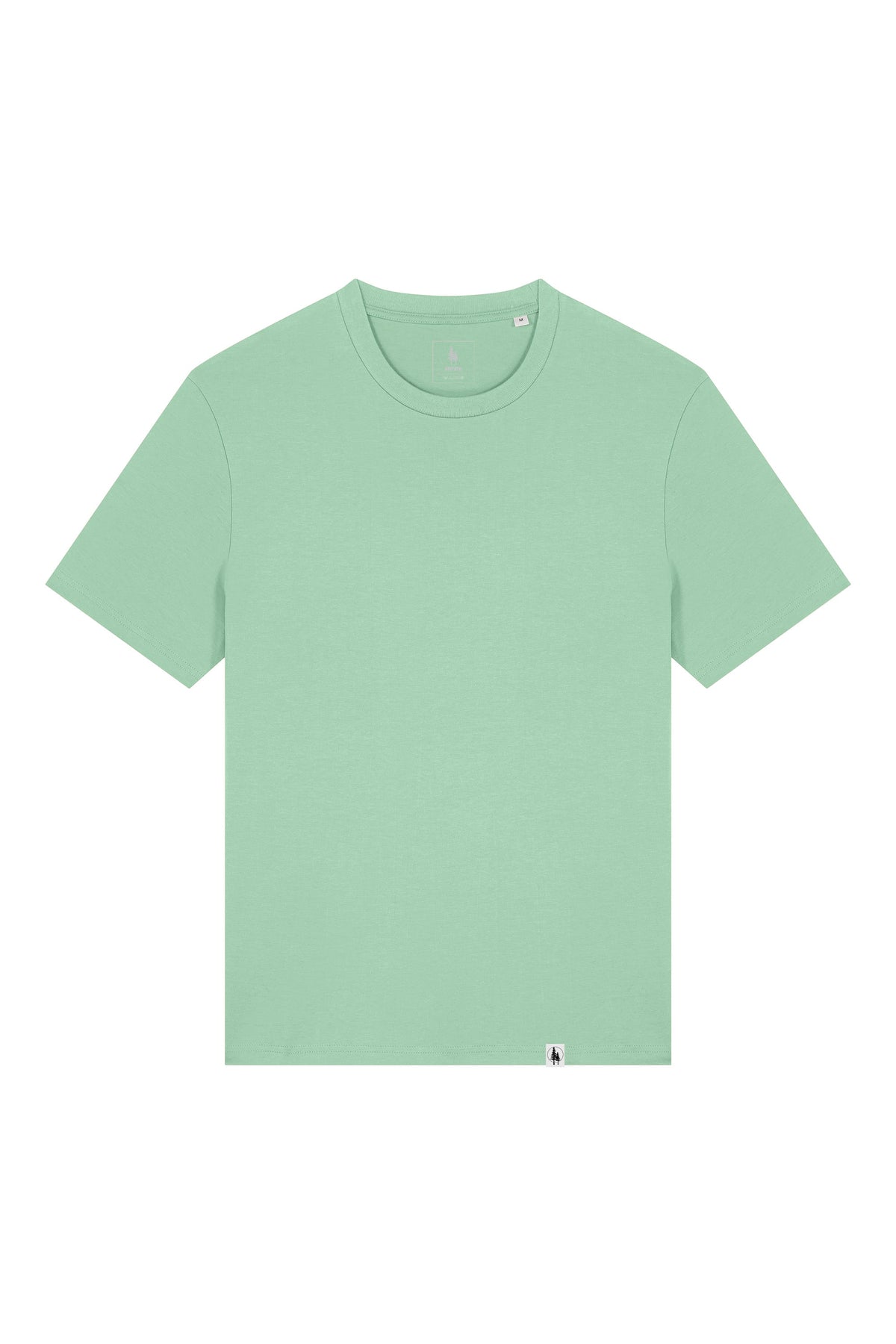 Tricou unisex Sting, model simplu – Misty Jade – față