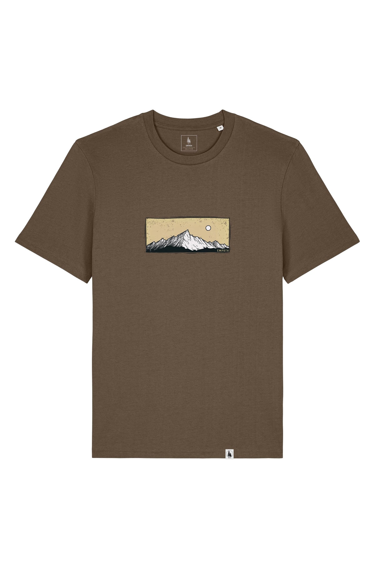 Tricou unisex Sting, print Perfect view, Mosstone - față