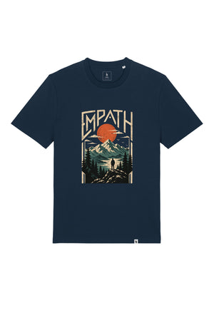 Tricou unisex Sting, print Explorer, Navy - față
