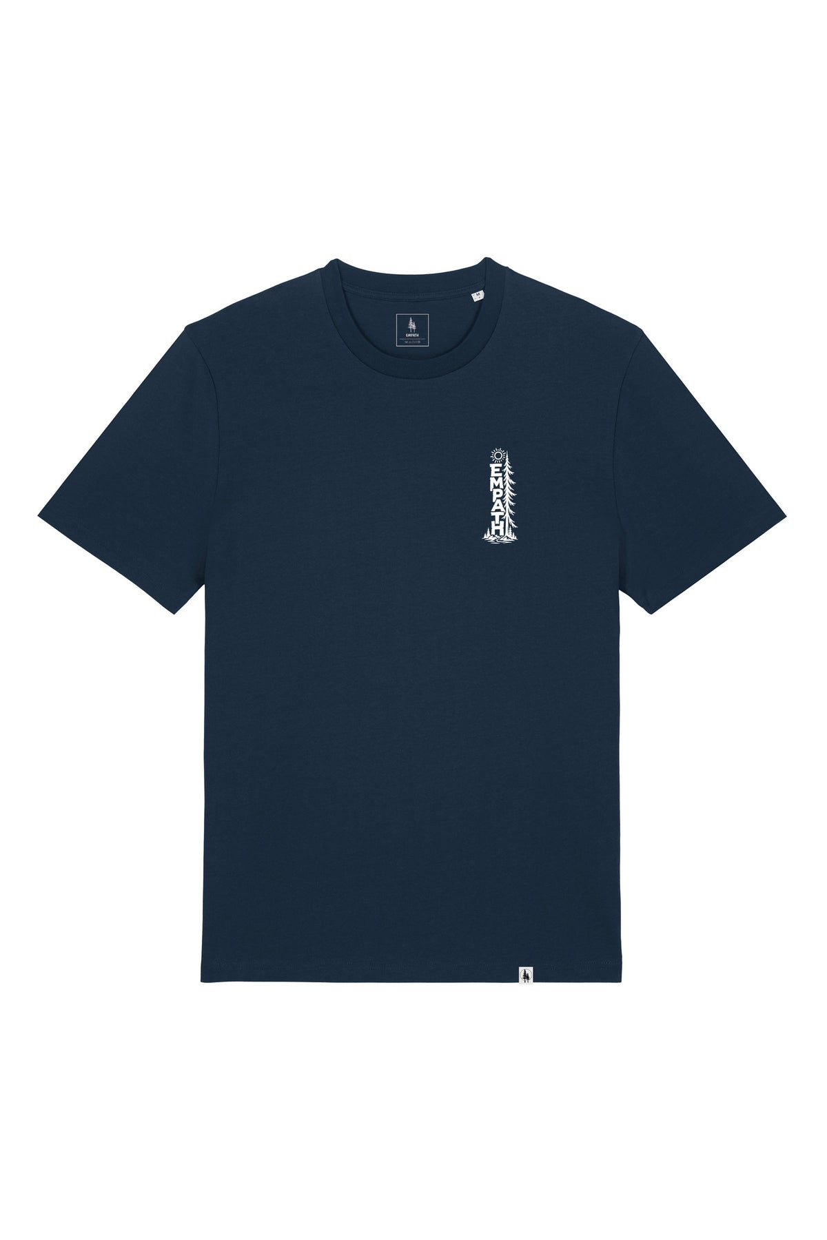 Tricou unisex Sting, print Pine, Navy - față